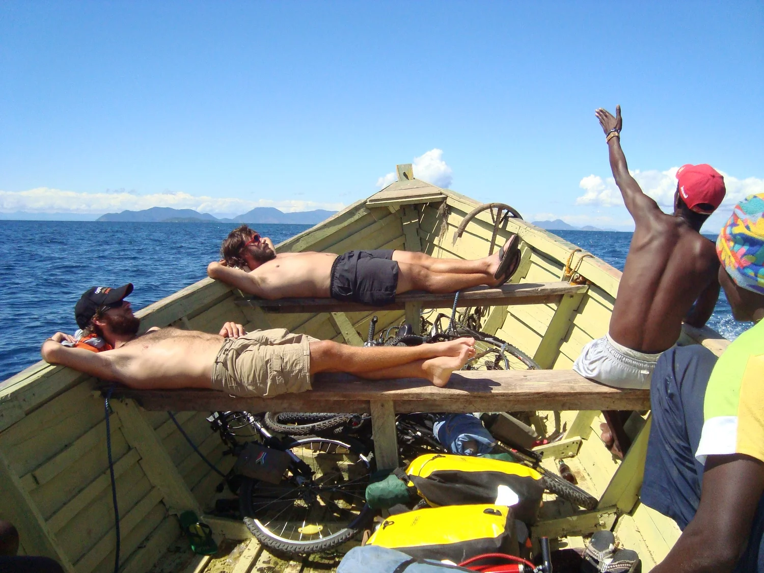 crossing lake malawi